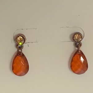 Tear Drop Auburn Earrings or Bundle 3 for $30